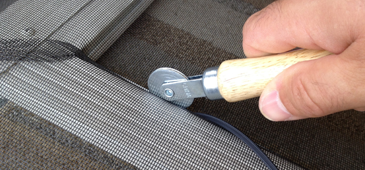 metal screen door repair in Arcadia